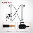 thumbnail image 6 of Nilight Window Regulator and Motor Rear Passenger Side Compatible with Cadillac Escalade/Chevy Avalanche/Silverado/GMC Sierra Yukon 1500 2500 3500 2000 2001 2002 2003 2004 2005 2006 2007, 6 of 7