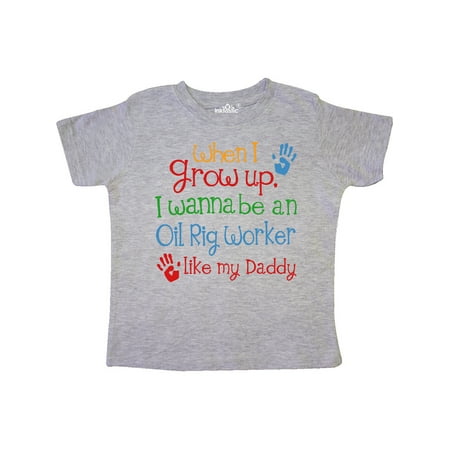 

Inktastic Oil Rig Worker Like Daddy Gift Toddler Boy or Toddler Girl T-Shirt