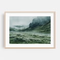 thumbnail image 2 of Misty Icelandic Valley - Iceland Photography Mountain Nature Landscape Wilderness Scenic Pastoral Mystical Unframed Wall Art Print 4 x 6 inches, 2 of 7