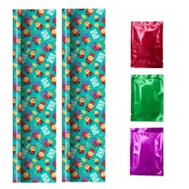 Minions Gift Wrapping Paper (2 Rolls) Premium Paper Easy Cutting Birthday Christmas Holiday Gift Wrapper 25in Each Roll w/ Snoep in Beperkte Oplage