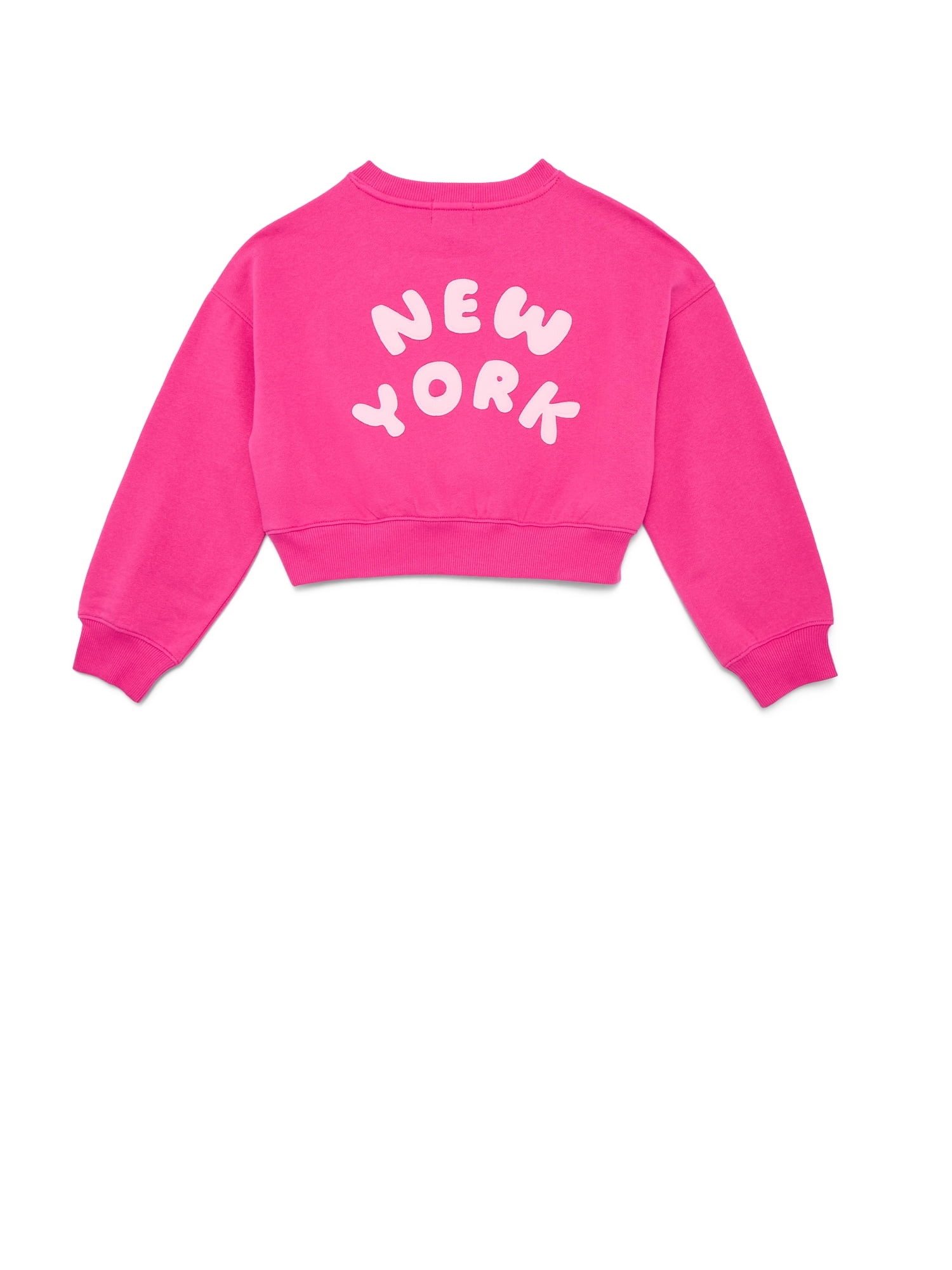 Scoop Limited Edition Unisex Kids New York Graphic Sweatshirt and Sweatpants Set, 2-Piece, Sizes 6-12