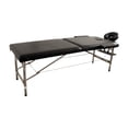 thumbnail image 1 of Cama de , mesa de con reposabrazos para la cabeza, altura ajustada 55-72 cm/21,7-28,3 pulgadas, mesa de SPA para extensiones de pestañas Negro, 1 of 8