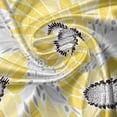 thumbnail image 5 of Ambesonne Yellow Valance Pack of 2, Sun Flower Nature Art, 42"X12", Yellow Grey, 5 of 5