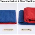thumbnail image 3 of Kitchen Dish Cloths for Washing Dishes - Waffle Weave Cotton Dish Rag Towel - 13"x13" Set of 6+6 - Royal Blue + Red Kitchen Washcloth Dishcloth Dishrag Dishtowel Wash Cloth, 3 of 3