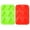 Red, variant on LABSERRON Christmas Party Silicone Baking Mould Green for Cake Molds 2Pcs 9.8X6.7X1.2In