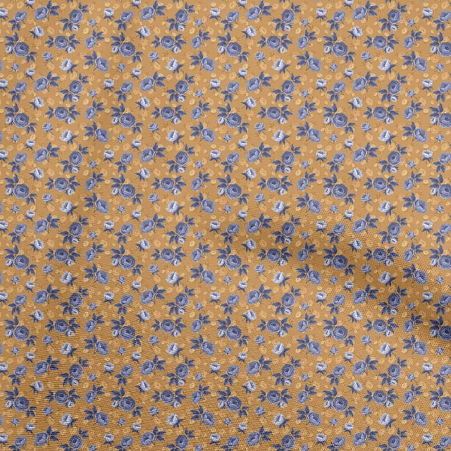 oneOone Rayon Orange Fabric Floral Craft Projects Decor Fabric Printed By The Yard 56 Inch Wide