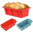 thumbnail image 2 of Yesbay Silicone Bread Mold Nonstick BPA Free Baking Pan for Homemade Loaf Cake Toast Meatloaf Food-Grade Easy Demold Reusable Kitchen Accessory, 2 of 7