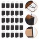 thumbnail image 4 of 25 piezas de relojes bolsas de papel envases envolventes bolsos negros favores de fiestas, 4 of 7