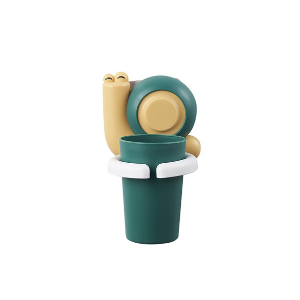 Tazas Colgantes De Dibujos Animados Para Niños, Portavasos Para Cepillos De Dientes Para Niños, Lavados De Bebé, Juego De Portavasos Para Enjuague Bucal Montado En La Pared Scienceny BA000624-01