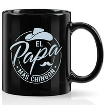 Gifts for Papa - Fathers Day Mug Gifts from Daughter Son, Dad Gifts, Birthday Gifts, Futtumy Black 11 fl oz Coffee Mugs Ceramic Mug Tea Cup