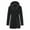 Black, variant on Women's Softshell Jacket Long Fleece Warm Women's Winter Jackets Fashion Solid Color Casual Zipper Hooded Winter Coats with Drawstring Waist S-4XL Black