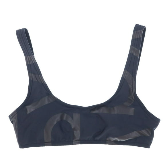 Calvin Klein Women's Swimsuit Top Bralette Bathing Suit Logo Black XS New