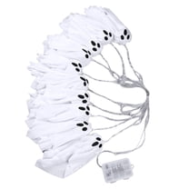 10 Packs Halloween Ghost String Light Decor, Spooky Lighting Ghost with 8 Modes, LED String Light Halloween Decor for Indoor Outdoor Party (Manual)