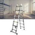 thumbnail image 4 of 4.4M Aluminium Alloy Telescopic Ladder Foldable Multi-Purpose Extension Ladder 150Kg Holding Capacity, 4 of 7