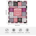 thumbnail image 5 of Birthday Gifts for Women Girls Her Friendship, Gifts for Women Birthday Unique, Womens Birthday Gift Ideas for Mom Friend Sister, Happy Birthday Gifts for Woman, Best Female Bday Throw Blanket, 5 of 7