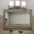 thumbnail image 3 of Costway 3 Light Glass Wall Sconce Modern Pendant Lampshade Fixture Vanity Metal, 3 of 9