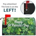 thumbnail image 3 of St. Patricks Day Large Mailbox Covers Magnetic Oversized Green Shamrock Clover Saint Patricks Holiday Spring Outdoor Decorative Letter Box Cases for Home Garden Outside Decor, 25.5x21 Inch, 3 of 7