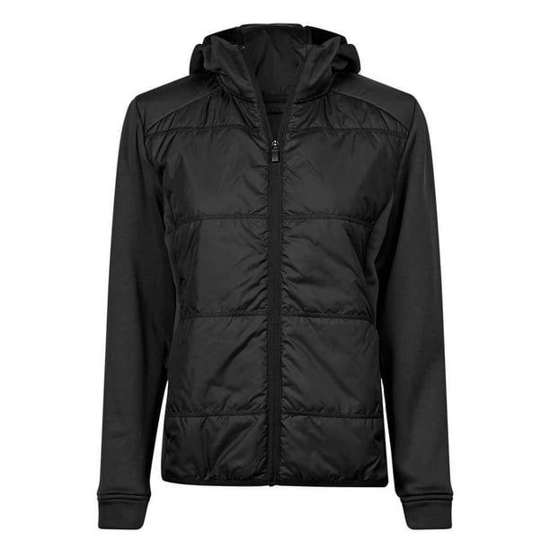 Tee Jays - Chaqueta con Capucha de Elástico para Mujer (Negro) Tee Jays UTPC5257_black