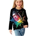thumbnail image 6 of AJTQTH Kids T-Shirts Spring Fashion Long Sleeve Cute Cartoon Pattern Print Crew Neck Basic Pullover Tops Funny Pattern Graphic Tees Shirt Mulitcolor#05 11-12 Years, 6 of 6