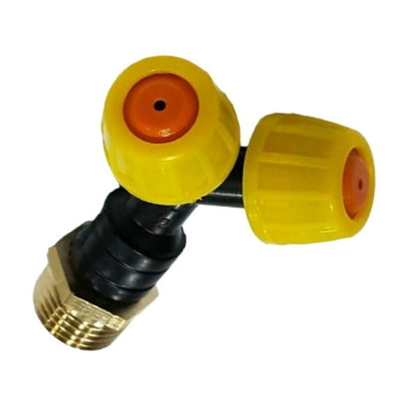 4-Point Plastic Micro-Spray Agricultural Atomization Double-Head Two-Mouth Nozzle