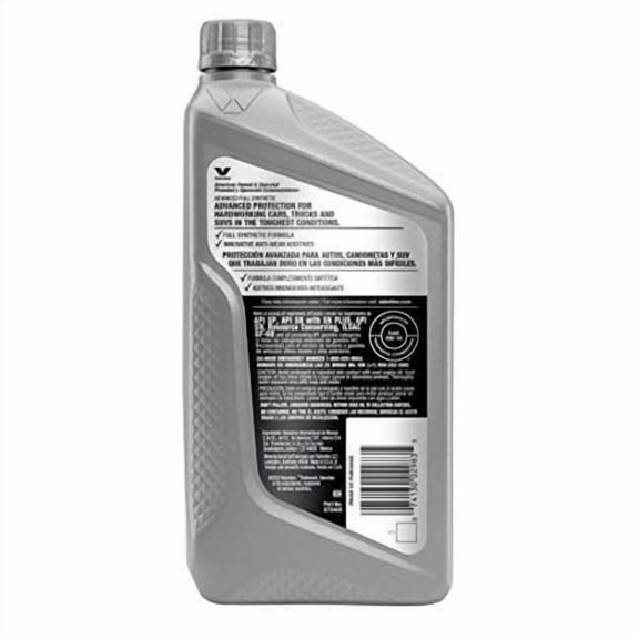 Valvoline Advanced Full Synthetic SAE 0W-16 Motor Oil 1 QT