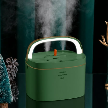 

Vikakiooze 2023 Promotion on sale U Humidifier With Colorful Light Large Capacity 1.8L Quiet Cool Mist Humidifier For Car And Office Plants Easy To Clean