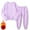 Purple 2, variant on KYAIGUO Baby Boy Girl Sweatshirt Sweatsuits Outfits Toddler Kids Pullover Sweatshirt Pants Set Long Sleeve Winter Solid Color 2PCS Fall Winter Outfits Set for 1-12Y