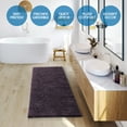 thumbnail image 4 of Nestl Bathroom Rugs, Machine Washable Bath Mats For bathroom Floor Rugs, Nonslip Backing Rubber Bath Rug, Purple, 4 of 6