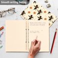 thumbnail image 4 of FORMRS 1-Subject Spiral Notebook 8" x 5" College Ruled 60 Refillable Sheet A5 Hard Cover, Beige Horses Field Pattern, 4 of 7