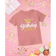 thumbnail image 5 of Gift for Birthday Girl Princess Party Girly Toddler Kids T-Shirt 5T Heather Mauve, 5 of 5