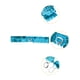 thumbnail image 2 of Cinturones elásticos delgados con brillo de INSPIRE CHIC para mujeres, decorados con lentejuelas, 2 piezas azul claro, 2 of 6