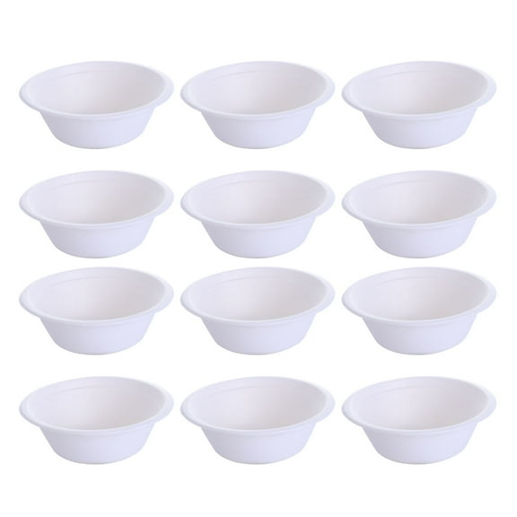DECOMELODY Party Paper Bowls Round Shape 50Pcs 5.1x5.1x2in