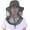 Grey, variant on Anti Mosquito Bug Bee Insect Net Hat Fishing Hidden Mesh Cap Head Face Protector ,Mosquito Net Sun Hat with Neck Face Cover for Men Women