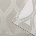 thumbnail image 4 of Exclusive Home Montrose Ogee Geometric Textured Linen Grommet Top Curtain Panel Pair, 54"x96", Linen, 4 of 5