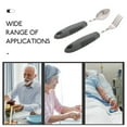 thumbnail image 6 of IBASETOY 1 Set Grey Adaptive Utensils Plate For Elderly Care Home Use, 6 of 8