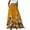 s61-orange skirts, variant on Women Flowy Printed Tiered Maxi Skirt Drawstring Waist Ruffle Hem A Line Skirts Casual Summer Work Business Long Skirt with Pockets Orange,M
