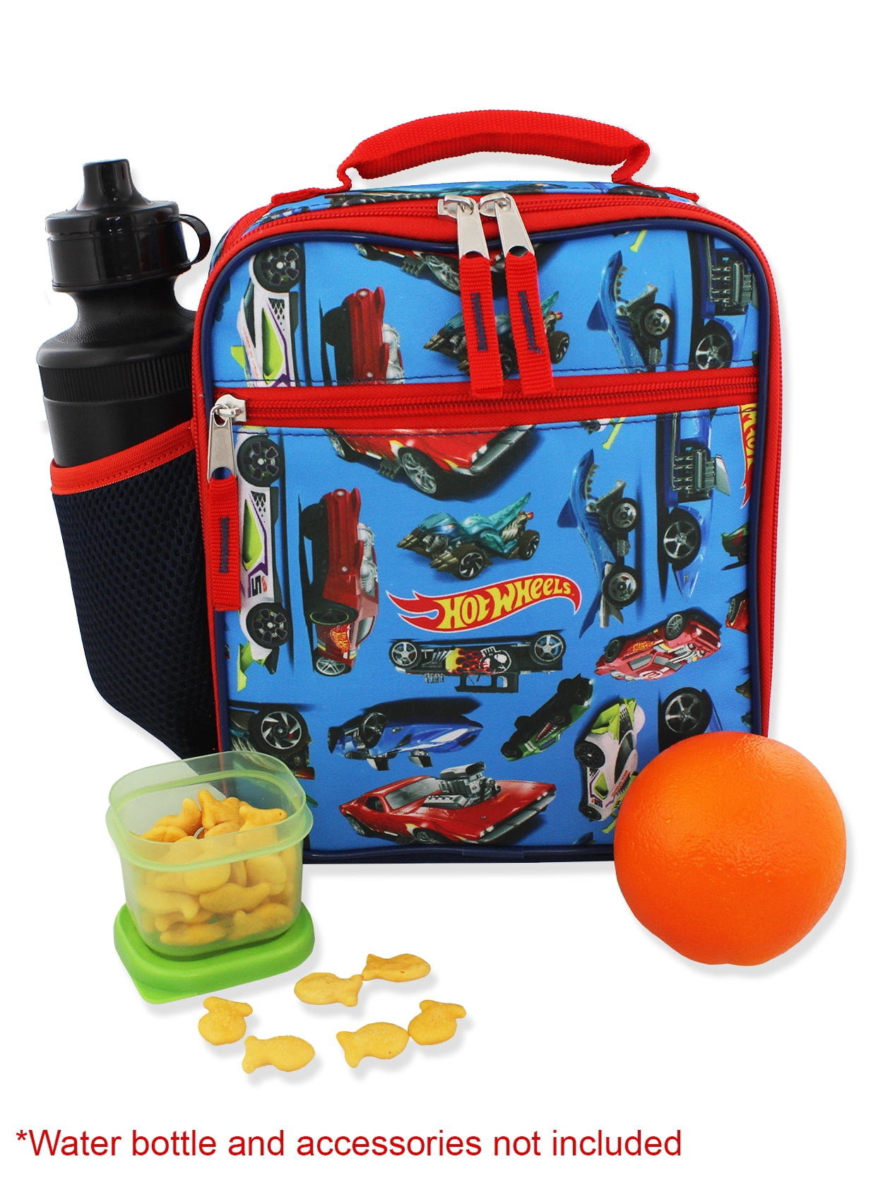 Hot Wheels Insulated Lunch Bag, Boys Lunch Box for School, Picnic, Travel,  Gifts