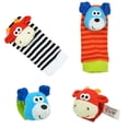 thumbnail image 4 of Wrist Rattles Foot Finder Socks Set, Infant Rattle Socks and rattles Wrist, Soft Newborn Sensory Toys, Infant Wrist Rattles for Babies 0-6 Months,Baby Gifts 6-12 Months, Boys and Girls Baby Gifts, 4 of 9