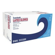 General Purpose Powdered Latex Gloves, Small, Natural, 4 2/5 mil, 1000/Carton