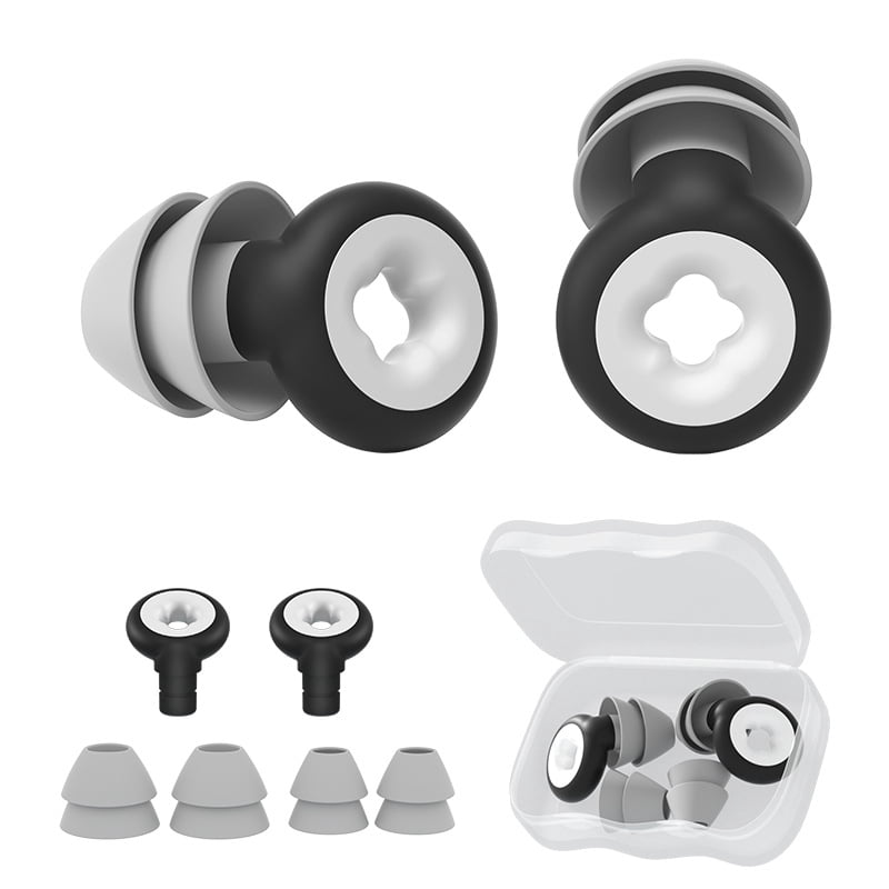 Nouveaux Bouchons d'Oreilles en Silicone à Réduction de Bruit Isolation Phonique Statique Protection Auditive Bouchons d'Oreilles Natation Imperméables Taille Taille Taille Bouchons d'Oreilles de Remplacement