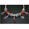 thumbnail image 4 of Falari Birthstone Bracelet Dark Red, Garnet Birthstone Bracelet, Silvertone, 4 of 6