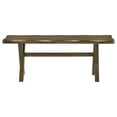 thumbnail image 3 of Alston 47-inch Solid Wood Dining Bench Knotty Nutmeg, 3 of 6