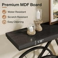 thumbnail image 6 of Tribesigns 70.9-Inch Extra Long Console Table, Narrow Sofa Table with Bicycle Metal Base, Modern Industrial Entryway Table Behind Couch Table for Living Room, Hallway, Entrance, Foyer, 6 of 7