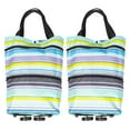 thumbnail image 3 of GOOHOCHY 2 bolsas de compra reutilizables con ruedas y plegables., 3 of 8