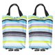 thumbnail image 3 of GOOHOCHY 2 bolsas de compra reutilizables con ruedas y plegables., 3 of 8