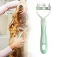 thumbnail image 1 of Peine de Doble Cara para Pelo de Mascota - Acero Inoxidable, Diseño Desenredante - Seguro para Todo Tipo de Pelaje, Previene Arañazos - Para Aseo de Perros y Gatos, 1 of 8