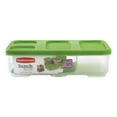 thumbnail image 1 of Rubbermaid Entree Container with Dividers and Lid, Green, 1 of 4