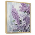 thumbnail image 2 of Designart "Dreamscape Of Beautiful Lilacs VI" Lilacs Floater Framed Wall Decor, 2 of 5