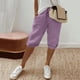 thumbnail image 1 of WILLBEST Pantalones Casuales para Mujer, Cómodos, a La Moda, Lisos, con Bolsillos Grandes, Elásticos, Capri para Uso Diario Mediana, 1 of 4