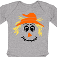 thumbnail image 4 of Inktastic Halloween Scarecrow Male Face Boys or Girls Long Sleeve Baby Bodysuit, 4 of 5